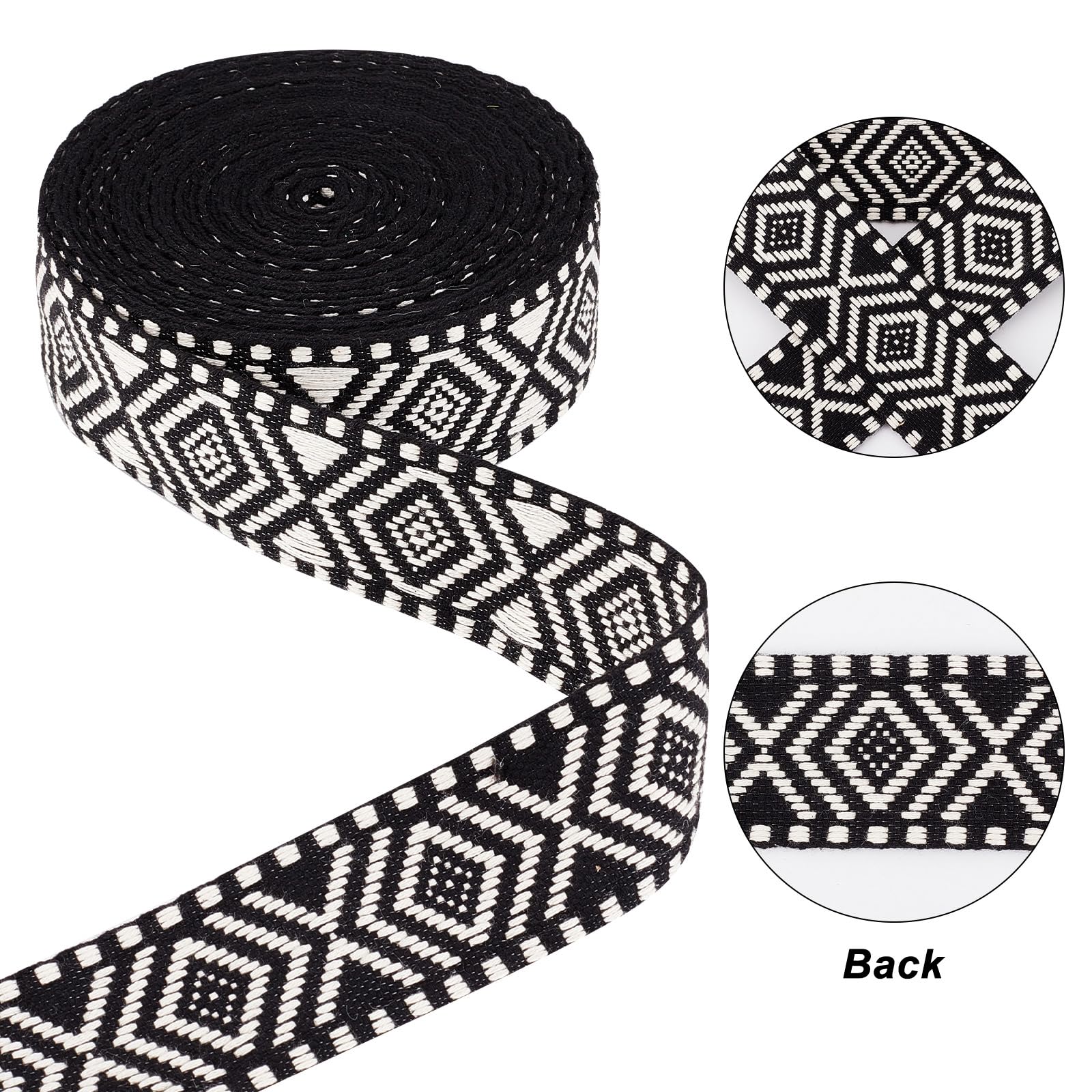 Amazon.com: GORGECRAFT 10 Yards Vintage Jacquard Ribbon Ethnic